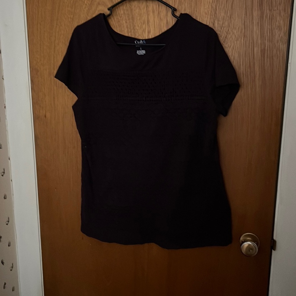 Croft and burrow purple t shirt